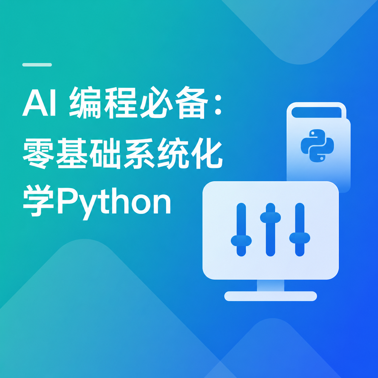 AI 编程必备 - 零基础 系统化学Python